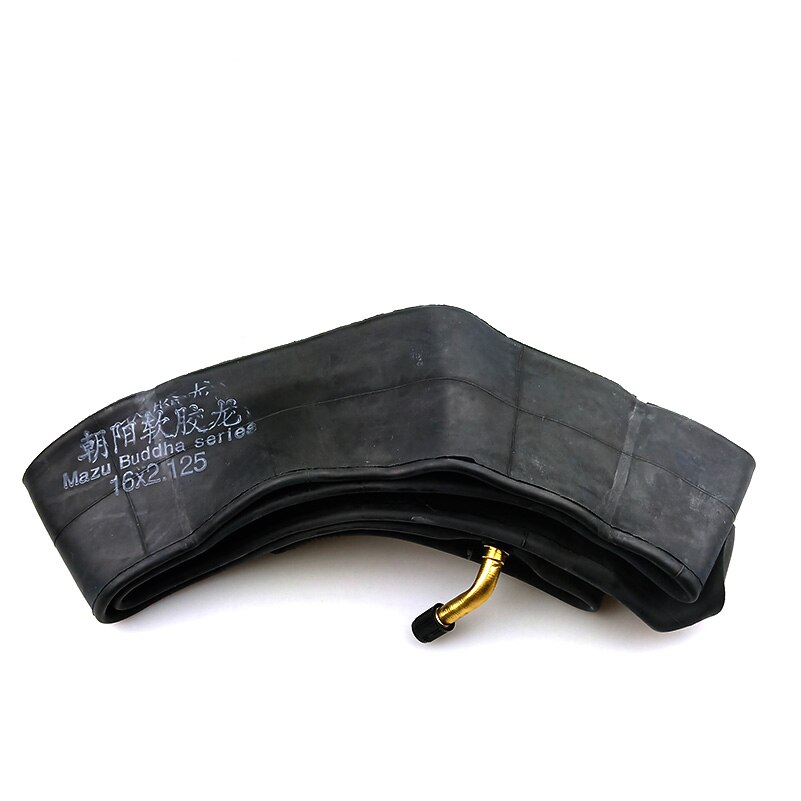 Electric vehicle Cycle Inner Tube size 16x2.125 with a Bent Angle Valve Stem good