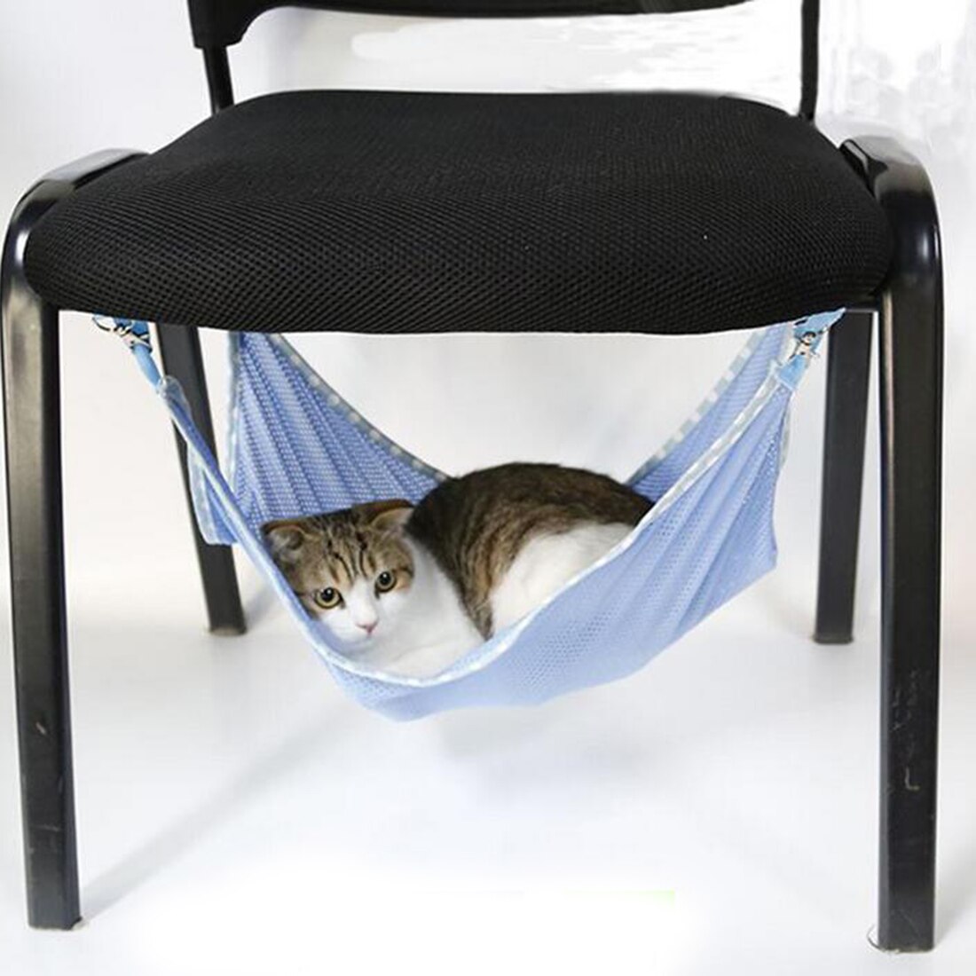 Cat Hammock Cat Climbing Frame Puppy Swing Flannel Mesh Cradle Pet Supplies