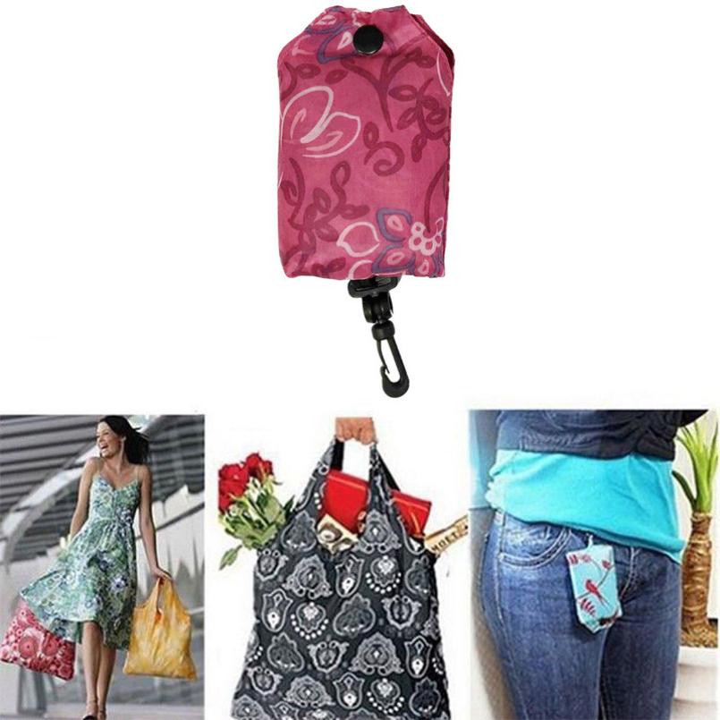 Handtassen Vrouwen Opvouwbare Herbruikbare Nylon Eco Handtas Opslag Reizen Winkelen Tote Boodschappentassen Lichtblauw