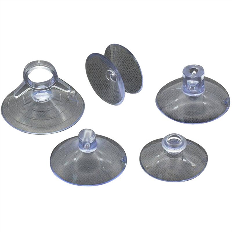 20-80mm Transparent Sucker Saugnäpfe Pilz Vakuum Suckers Haken Aufhänger Für fenster Küche Bathroo dekoration hochzeit Auto