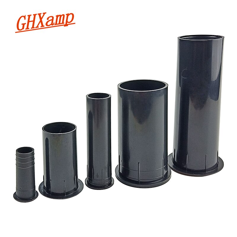 GHXAMP 2 inch 4 inch 6.5 inch Speaker Inverted Tube Port Auxiliary BASS Subwoofer ABS Loudspeaker Guide Tube 2PCS