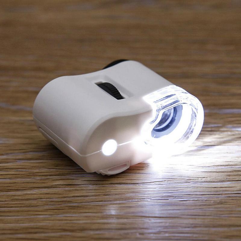 60x Cell Phone Clip Microscope Portable Magnifying Glass Mobile Times Mini Clip HD Universal Phone Microscope