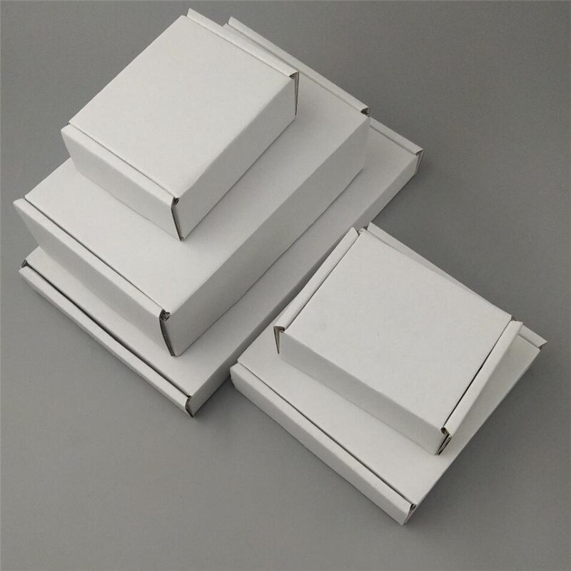 14.7*11*3.5cm White Packing Box Cardboard Paper Corrugated Carton for Mailing Express Postal Boxes