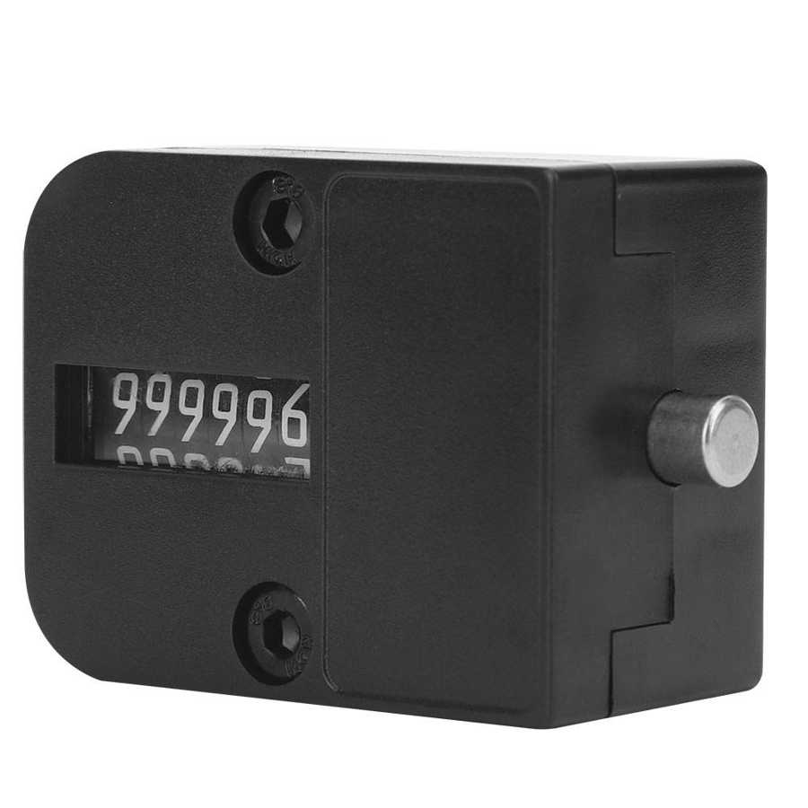 Counter Mechanical Counter 7 Digit Automatic Memory Mold Counter Square High Accuracy Mechanical Counting 0-9999999 Mold Counter