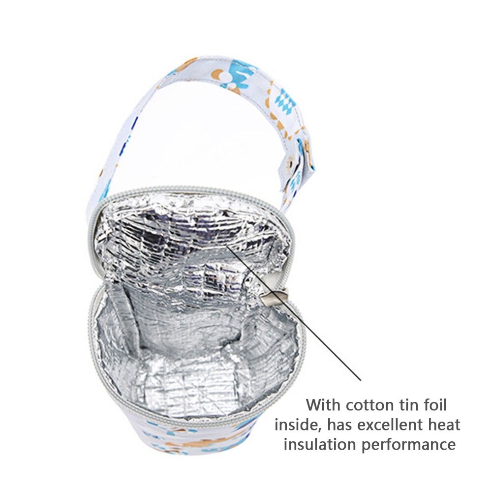 Insulated Baby Bottle Bag Thermal Bag Stroller Cup Holder Baby Feeding Milk Bottle Insulation Bag Portable Nursing Bottle Bag
