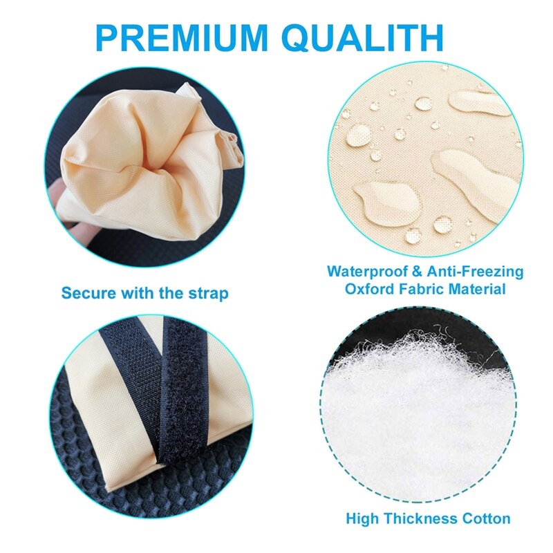 Outside Tap Cover Jacket Insulated Protector Thickened Outdoor Tap Cover From Freezing Waterproof Thermal Tap Jacket