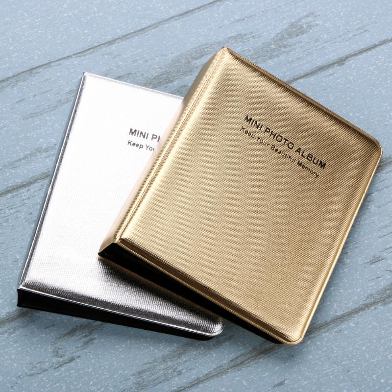 PATIKIL Mini Fotokaart Album – 32 Zakken, 11x8,5 Cm, Blauw – Voor Kleine Foto’s & Collecties