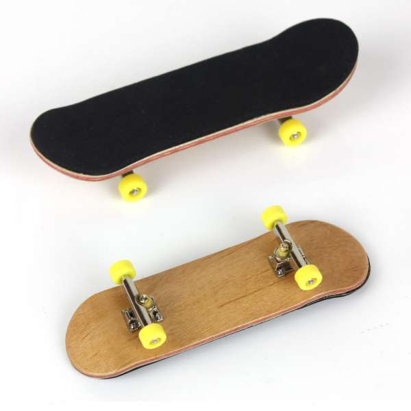 Ahorn træ finger skateboard gribebræt nyhed legetøj leje hjul skid pad: 4