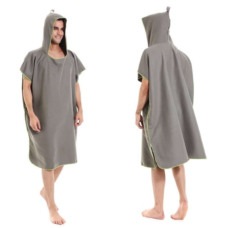 Proumhang Volwassen Hooded Strandlaken Veranderende Handdoek Gewaad