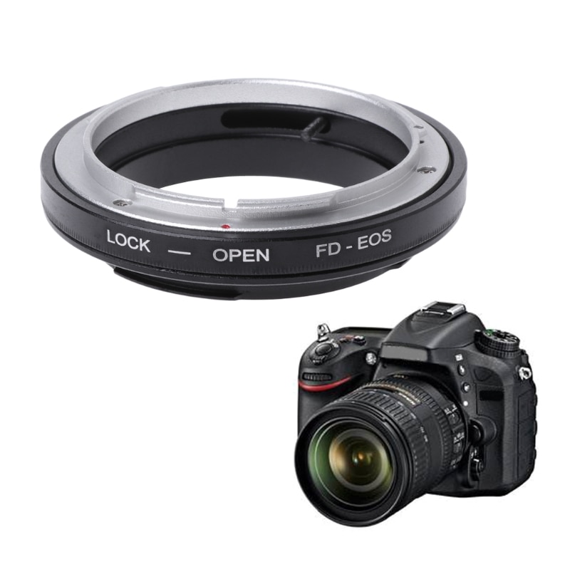 Anillo adaptador de montura FD-EOS para lentes Canon FD a montura EF EOS Cámara videocámara nueva L41F
