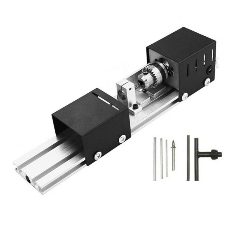 Lathe Machine Turning Lathe Woodworking DIY Wood Lathe Milling Machine Mini Lathe Buddha Pearl Grinding Polishing Beads