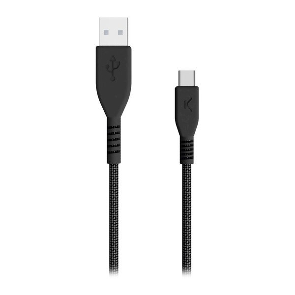 USB A naar USB C Kabel Zwart