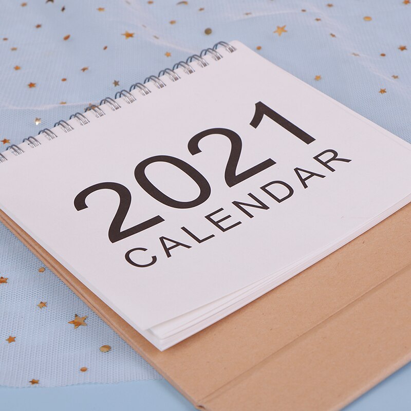Calendário de mesa 2020-2021 enfeites de mesa nota de trabalho calendário de ano novo programação