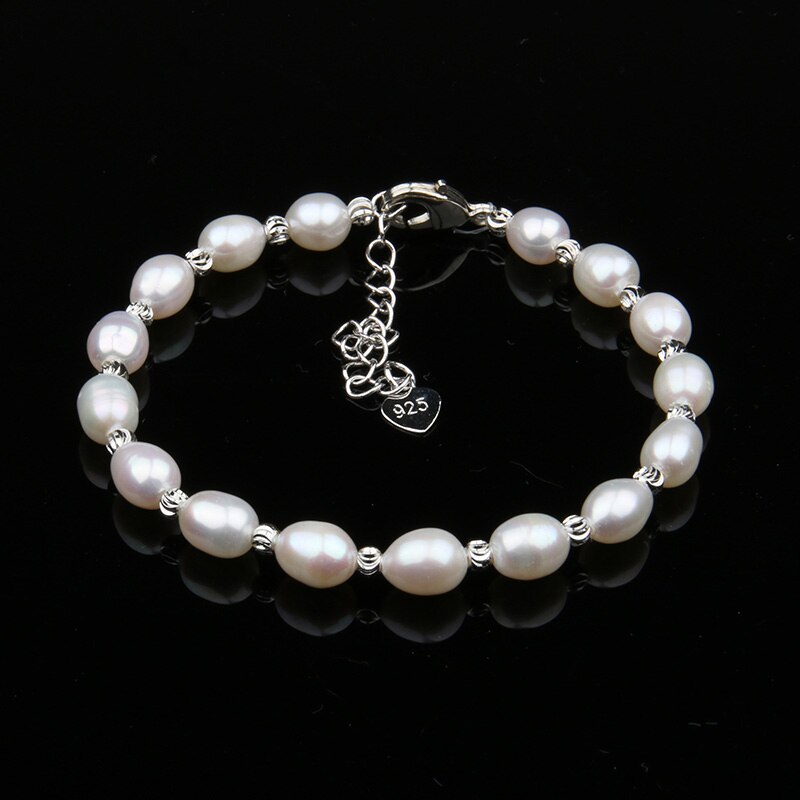 100% braccialetti di perle d'acqua dolce naturali braccialetto di perle naturali per le donne braccialetti di polsini avvolgere il braccialetto di perle: 1