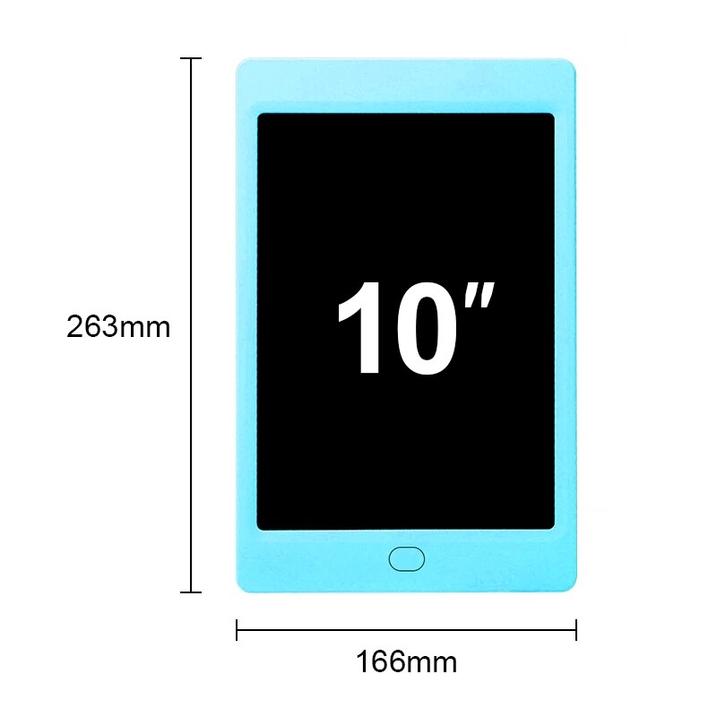 Colorful Business 10 Inch LCD Writing Tablet Digital Doodle Board Electronic Drawing eWriter Pad at Home School Office: 10inch-Blue