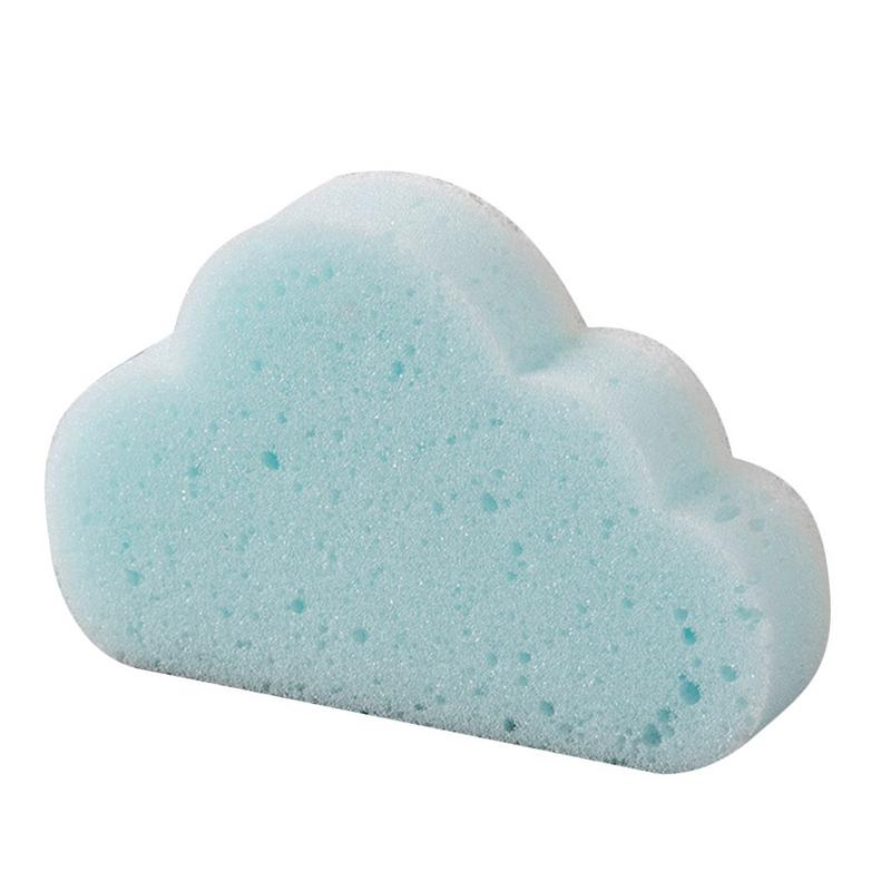 Cloud Shape Sponge Brush Household Cleaning Tools Decontamination Magic Rubbing 1Pc Sponge Brush: Sky blue