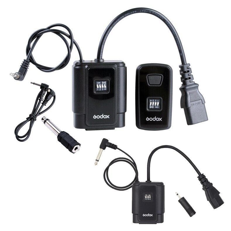 GODOX DM-16 Wireless Trigger Transmitter &amp; 2X Receivers for Studio Strobe Flash