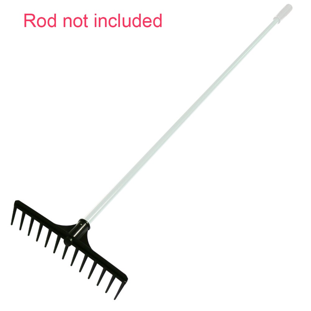 Single Side Portable Personal Use Club Golf Rake Retrieve Ball Glass Fiber Bunker Lightweight Easy Install Gardening Tools