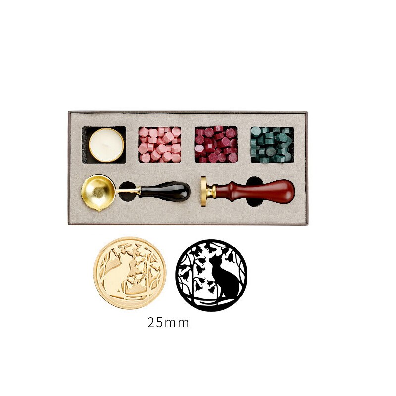 Sealing Wax Stamp Set Wedding Invitation Card Envelope Sealing wax Thank You Letter Wax Dipping Pot Decoration Crafts Making Too: 18