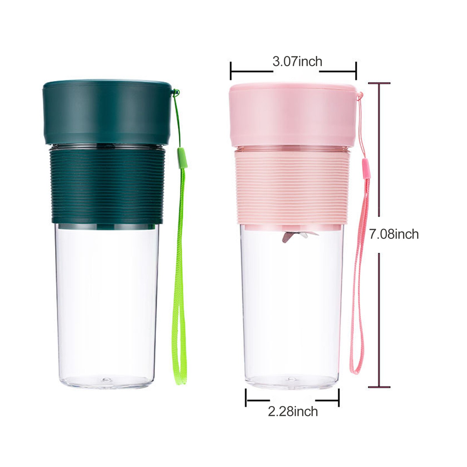 270mL Portable Juicer Electric Mixer Cup Mini Smoothie Blender Shakes Handheld Fruit Vegetable Machine Milkshake Juicer Cup