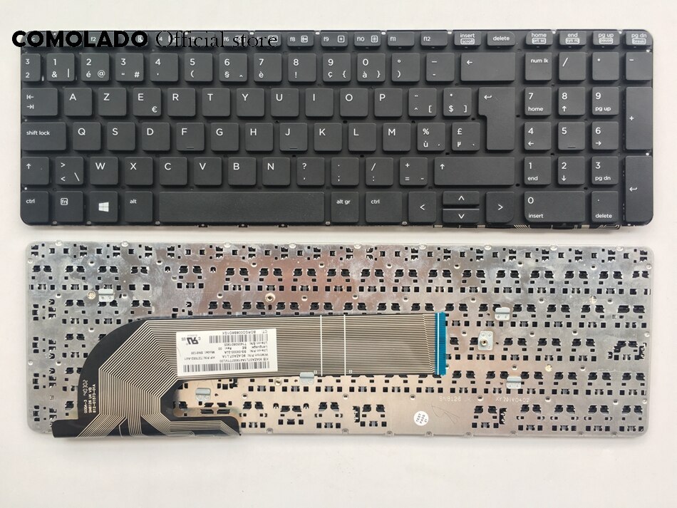 Italiano Portguese Bélgica español turco nórdicos teclado para HP PROBOOK 450 G0 G1 470 455 G1 450 G2 455 G2 470 G0 G1 G2 S15 S17: Grey