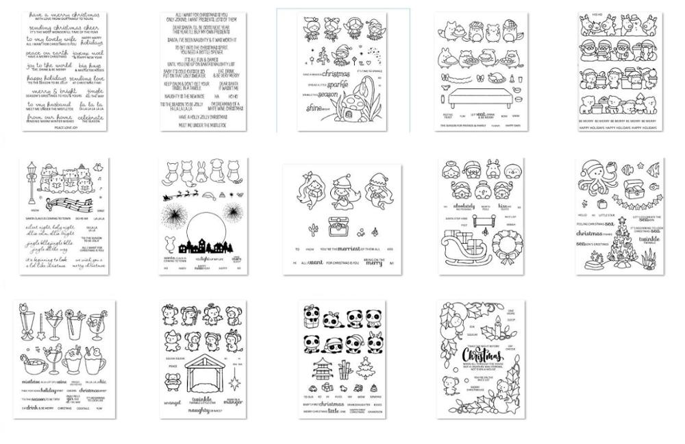 Dieren doorzichtige siliconen stempel / zegel voor doe-het-zelf scrapbooking / album decoratieve doorzichtige stempelvellen a 002