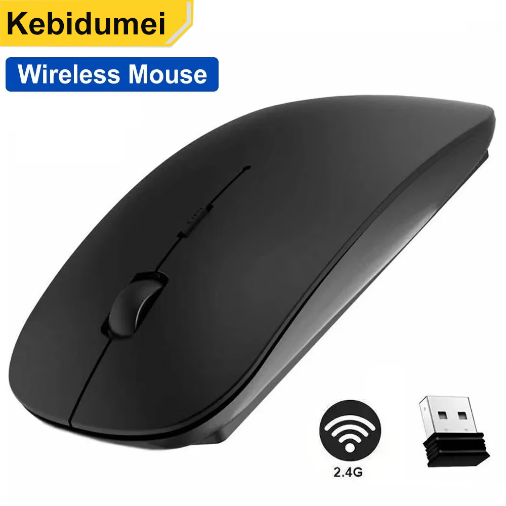 Slim 2.4G Wireless Mouse 1600 DPI Optical Mice USB Gaming Mouse Office Quiet Mouse Ergonomic Mice For PC Laptop Desktop