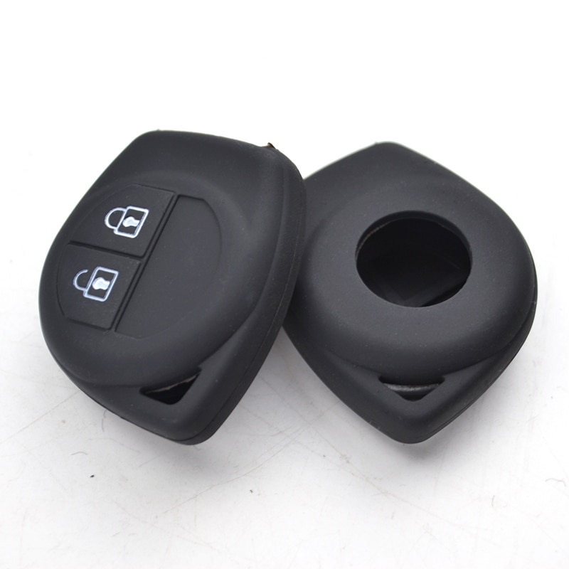Silicone Remote Key Case For Opel / Vauxhall Agila For Fiat Sedici 2004 - Fob Shell Cover Skin Holder 2 Button