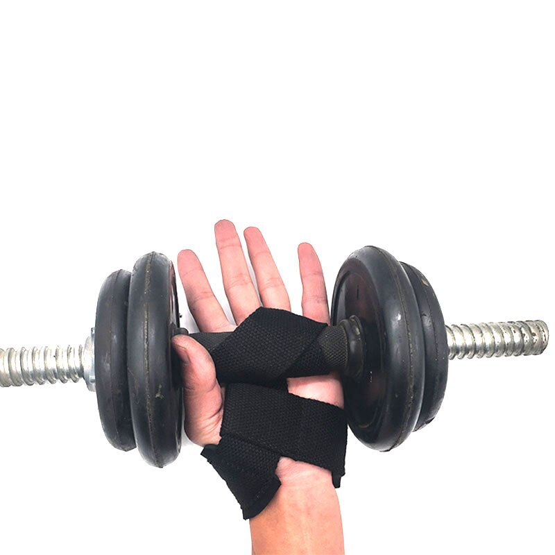 2 stk fitness håndledsbind bodybuilding crossfit handsker vægtløftningsstropper gym håndvægt vægtstang træningsredskab udstyr