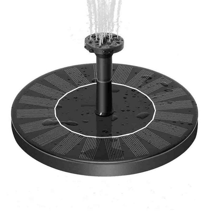 Mini Solar Powered Fountain Garden Pool Pond Solar Panel Floating Fountain Garden Decoration Water Fountain For Bird Bath