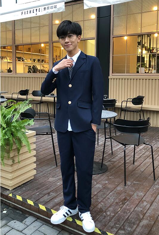 Newest Students School Uniforms Boys MEN Navy Sailor Clothes Japanese Jacket Student British Style Outfits DK UNIFORM COAT
