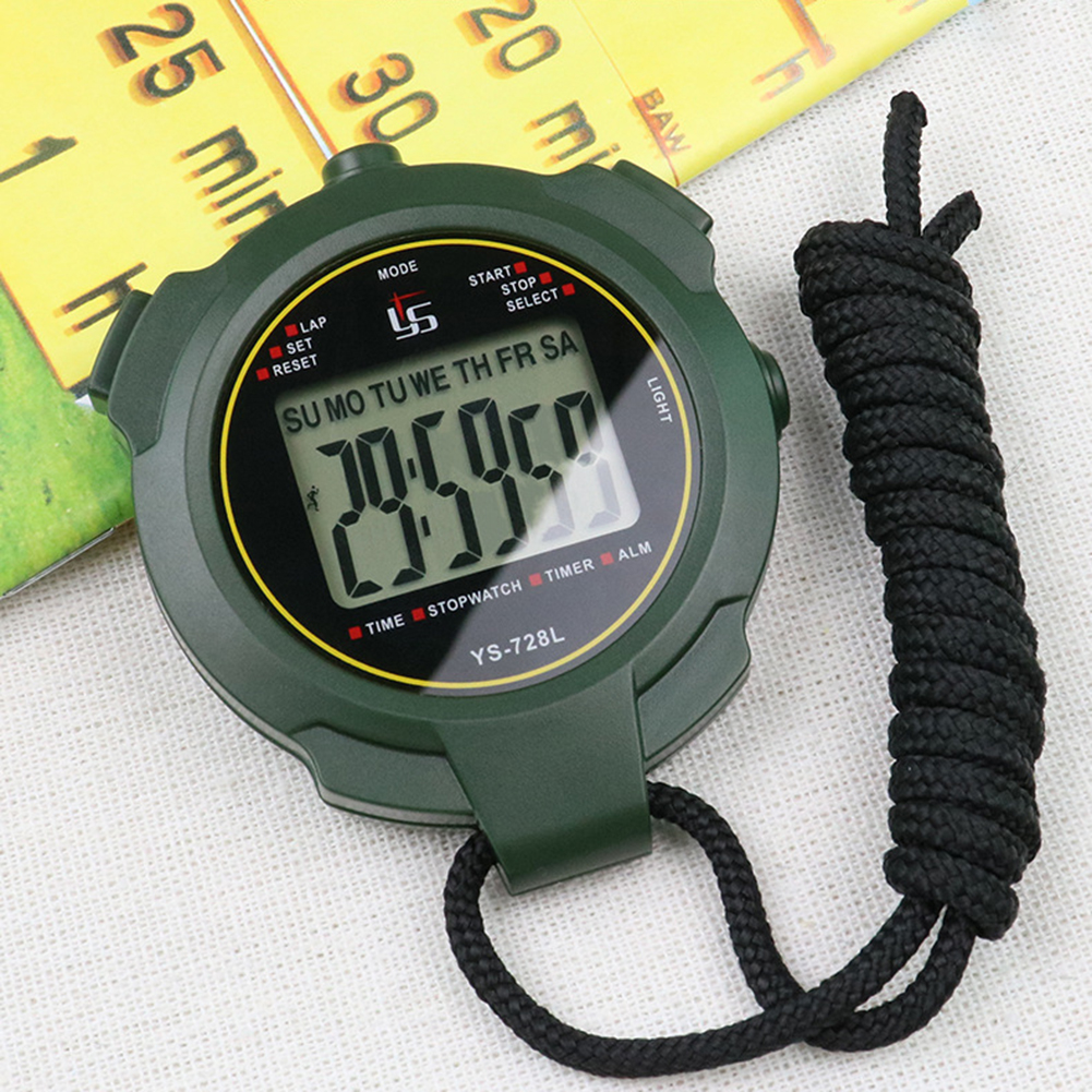 Classic Kitchen Cooking Timer Digital Handheld LCD Handheld Sports Stopwatch Timer Stopwatch