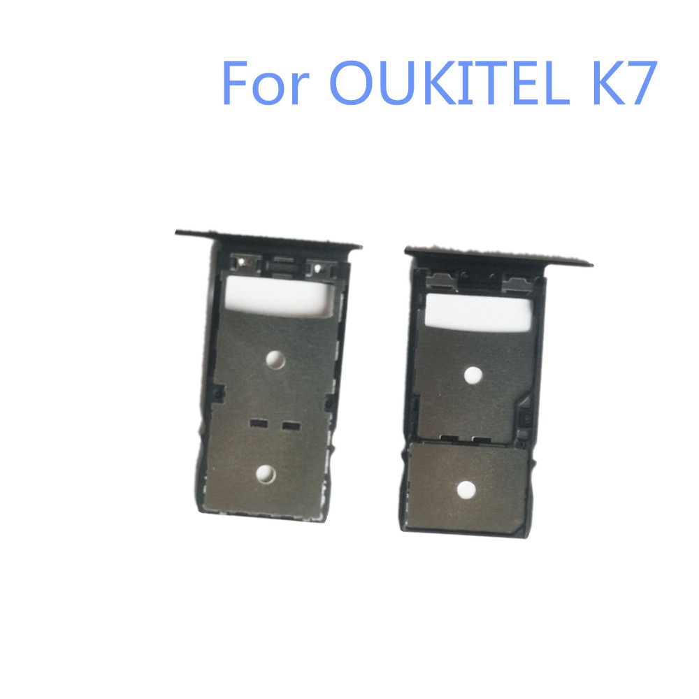 Originele Voor Oukitel K7 Sim Card Holder Tray Card Slot Voor Oukitel K7 Smart Mobiele Telefoon