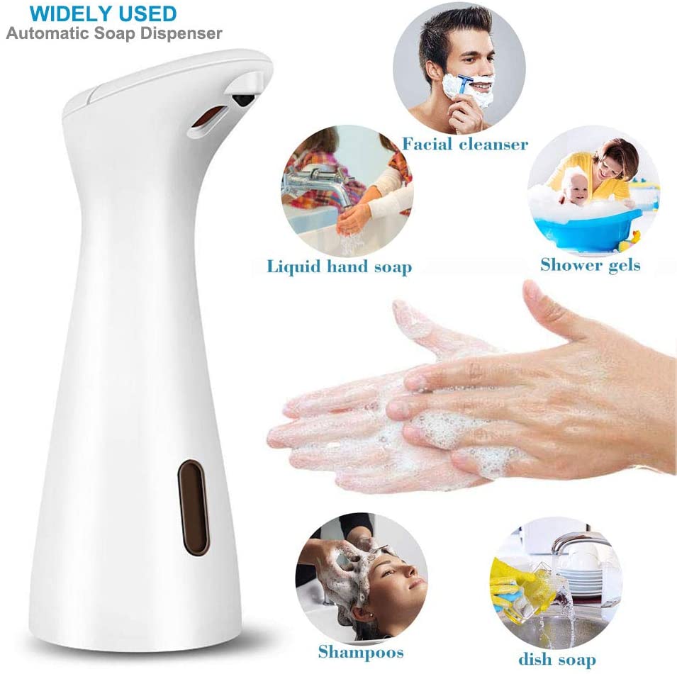 Automatic Liquid Soap Dispenser Smart Sensor Touch free ABS battery operated Dispensador Dish Soap for Kitchen and Bathroom