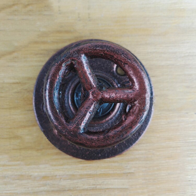 Zwarte Deurgrepen Antieke Industriële Stijl Schuur Schuifdeur Houten Deur Handvatten En Knoppen Vintage Handgemaakte: Red bronze A
