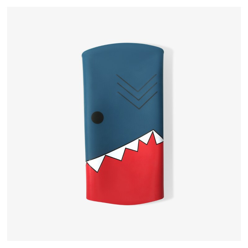 Cartoon Shark Swimming Cap Waterproof Protect Ears Boys and Girls Swim Equipment Children Silicone Kids Swimming Pool Hat