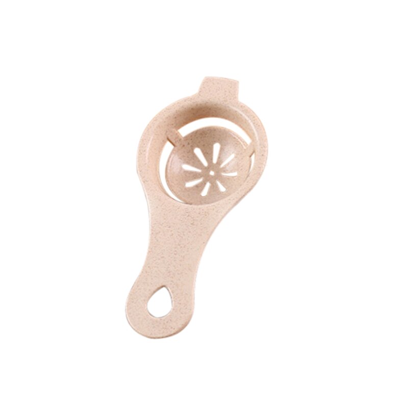 1PC 13*6cm Plastic Ei Separator Wit Yolk Sifting Home Keuken Chef Eetkamer Koken Gadget Thuis gdgets Keukenapparatuur: khaki