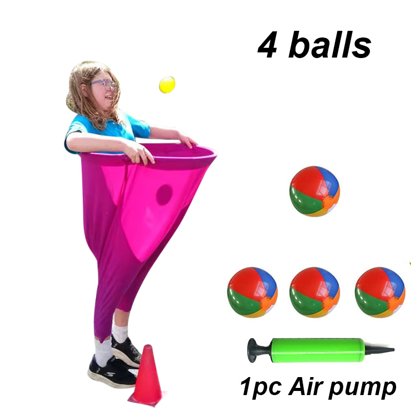 Granny Pants Yard Game Set Family Giant Outdoor Party Game Parent Child Throwing Adult Group Yard Activity Prop Game Costume: Orange