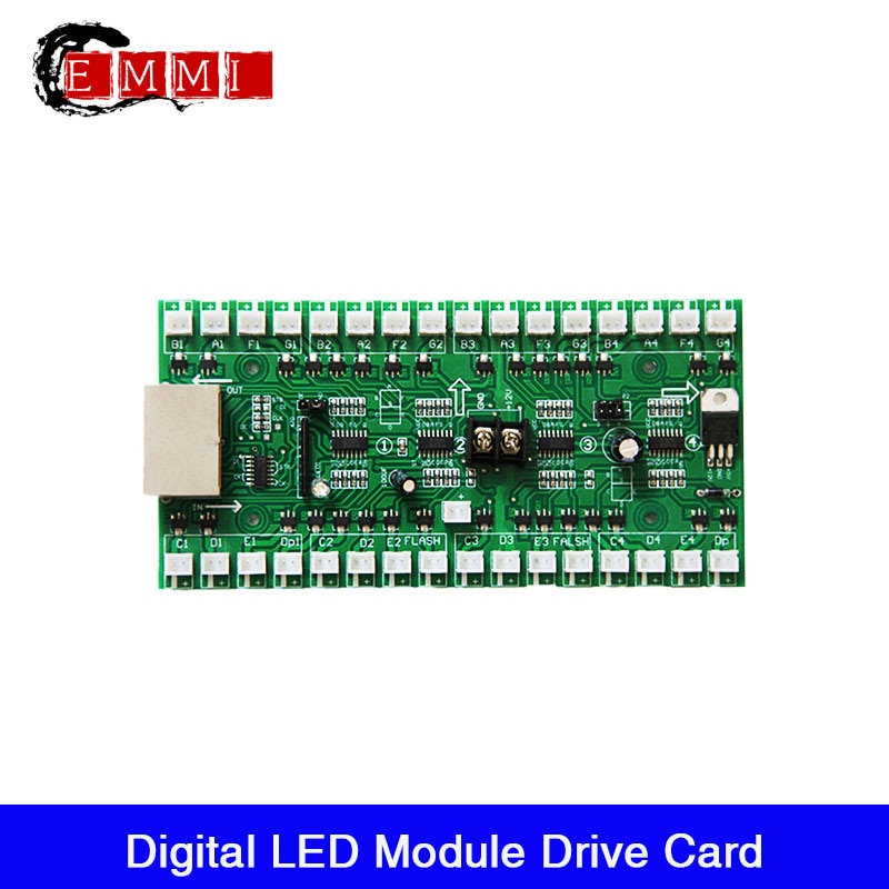 LED Display Drive Card Connect Use for 6" inch to 15" inch LED Digital Number, LED Module