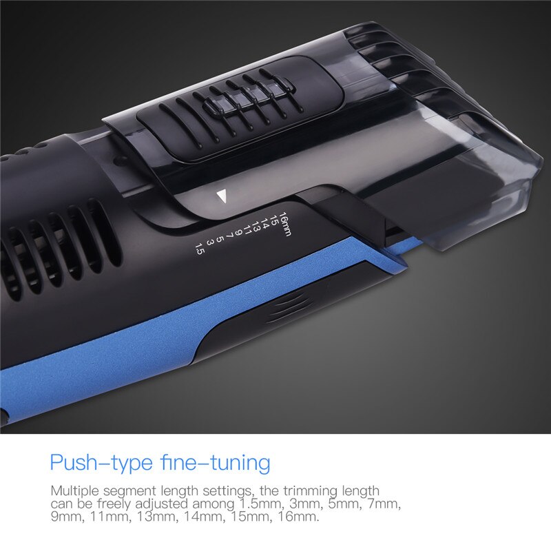 Mannen Professionele Vacuüm Baard Trimmer Tondeuse Mannelijke Stoppels Trimeer Snor Shaping Tool Elektrische Haar Snijder Scheren Machin