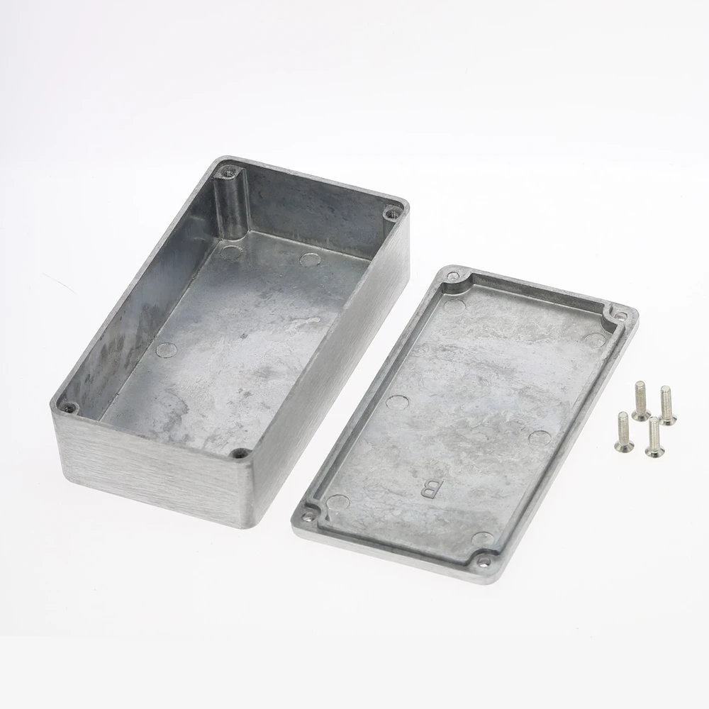 Aluminiumschassi för Gitarr Effektpedal Stil 1590 - Olika Storlekar