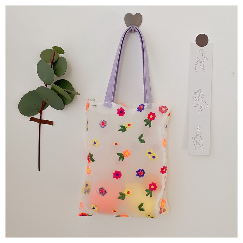 Women's Student Versatile Lightweight School Bags Large Capacity Tote Bag Shoulder Bag Shopping Bag: Color1