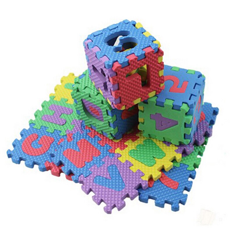 36 pièces mousse Puzzle tapis apprentissage ABC Alphabet étude enfants lettres plancher jouer jouet éducation apprentissage jouets