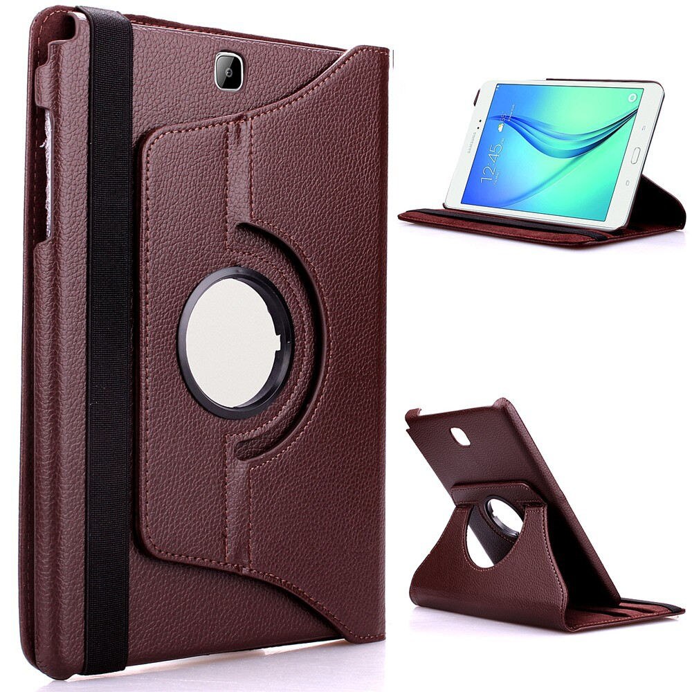 Dla Samsung Galaxy Tab 2 10.1 cal P5100 P5110 P7500 P7510 Tab2 Tablet Case 360 obrotowy uchwyt klapki skórzane pokrywy: For 360 Brown