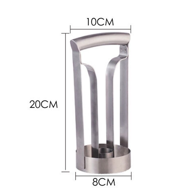 1 stk rustfrit stål ananas skærer ananas tag kødet af skrælleren ananas udkerner skræller