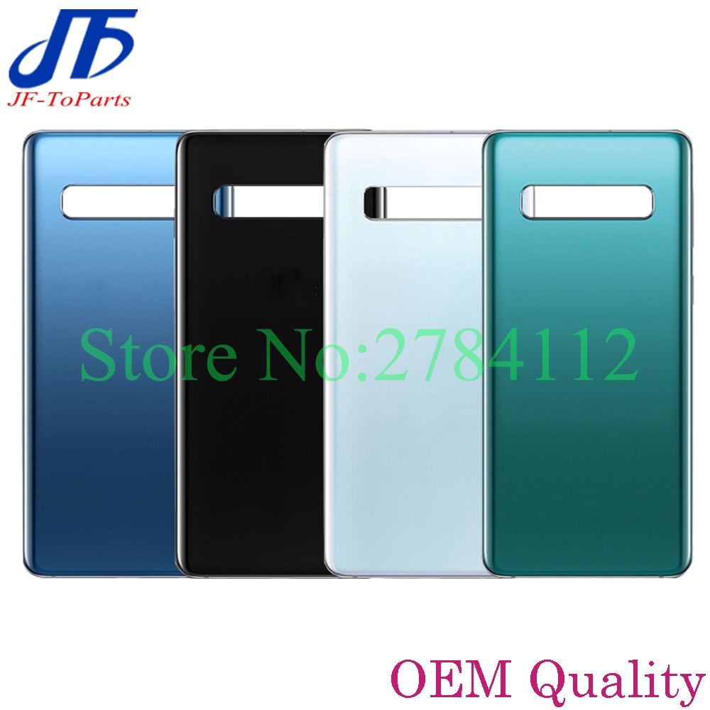 10Pcs Back Glas Vervanging Voor Samsung Galaxy S10 6.1 "/S10 Plus S10 + 6.4" / S10E batterij Cover Achterdeur Behuizing Case