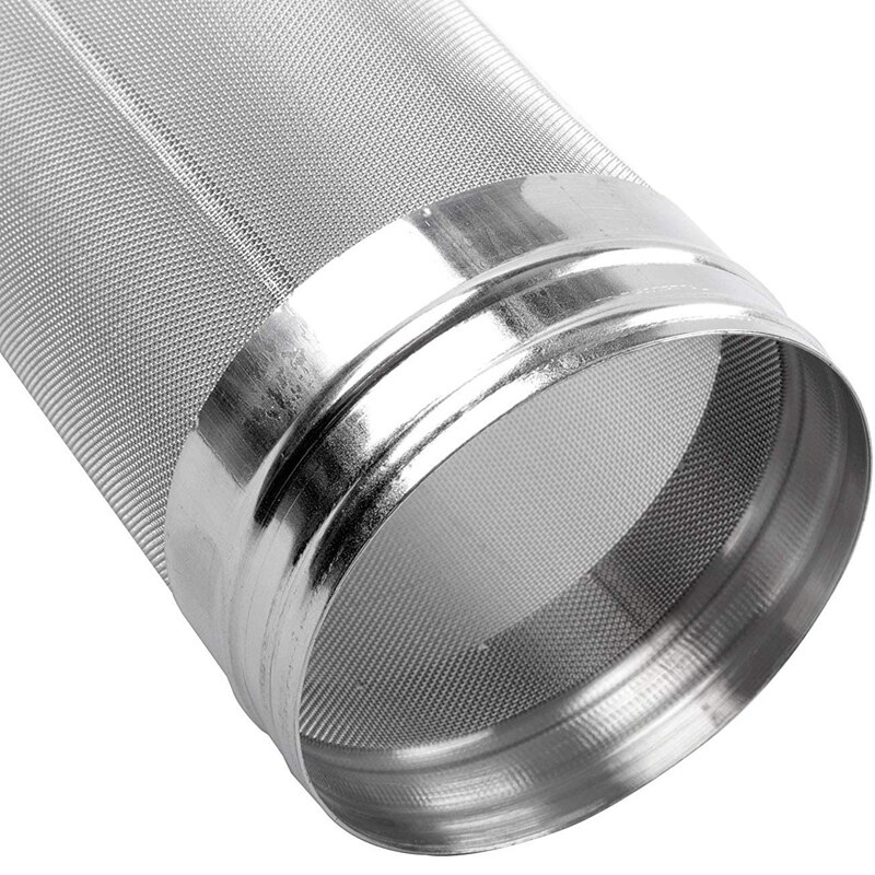 Crépine sèche de bière, cartouche de crépine de houblon d'acier inoxydable de maille de 300 micromètres, crépine de brassage de bière de houblon de maison