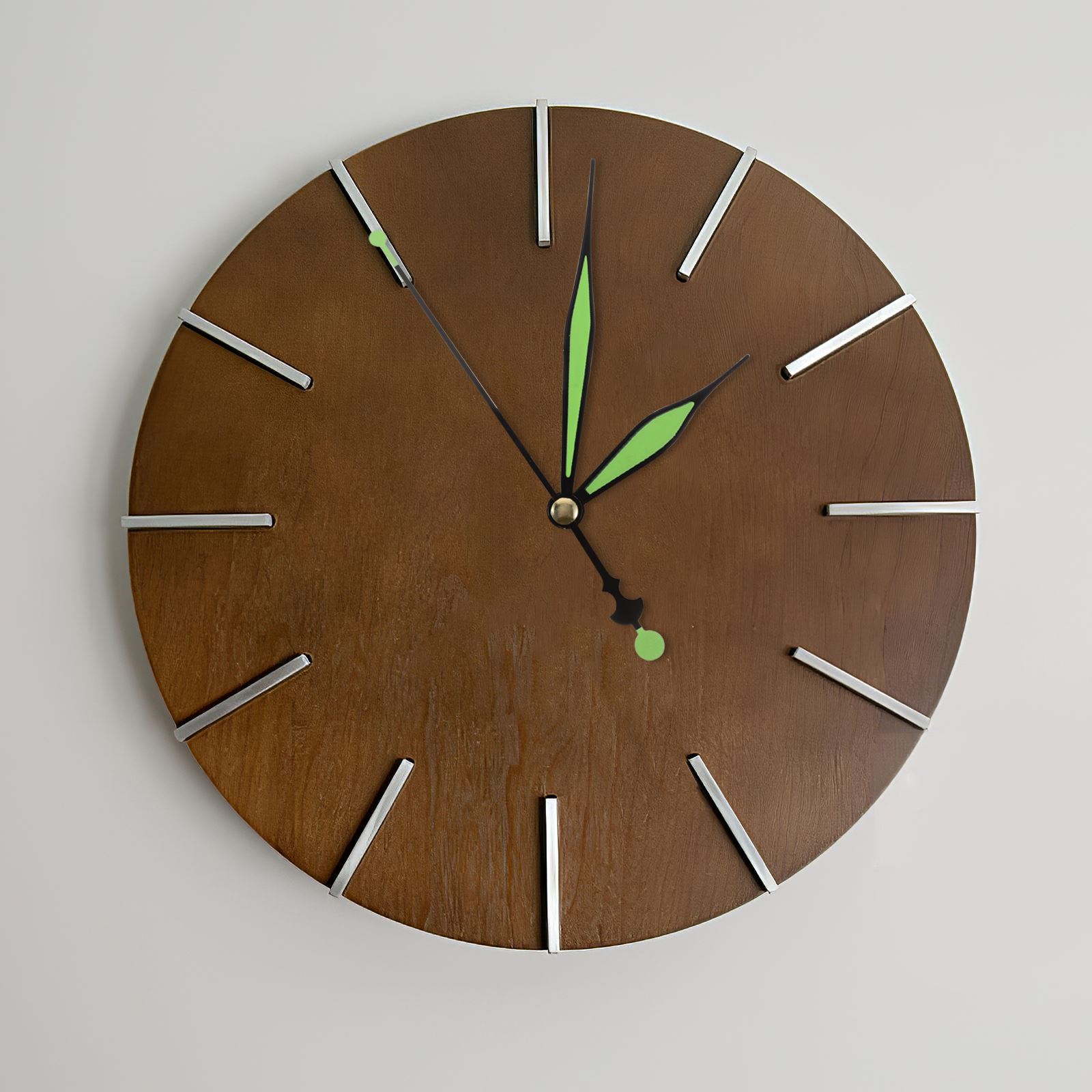 1 einstellen Mechanismus-Uhrzeiger-Bausätze, Ich bin Dunkeln leuchtender Mechanismus, Ersatz, geräuschloses Wanduhr-Bewegungsset, Welle, fluoreszierende Zeiger