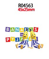 30 stk/lot banan i pyjamas planharpiks for hårbowas og tilbehør  r04549 r0455 r0456: R04563