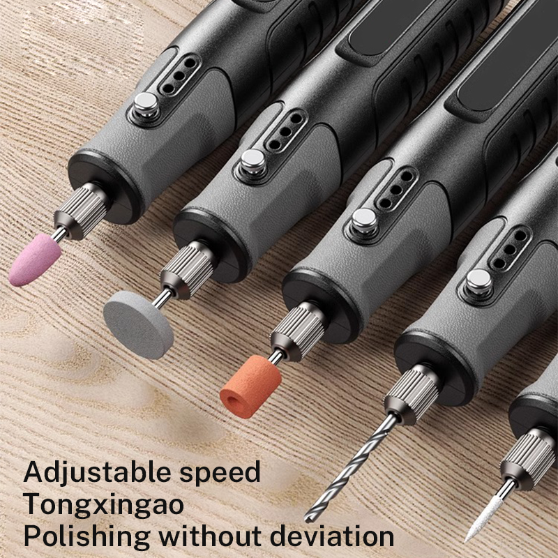 Zten mini handgereedschapset voor roterend polijsten en graveren, elektrische graveerset voor het maken van sieraden en doe-het-zelfprojecten